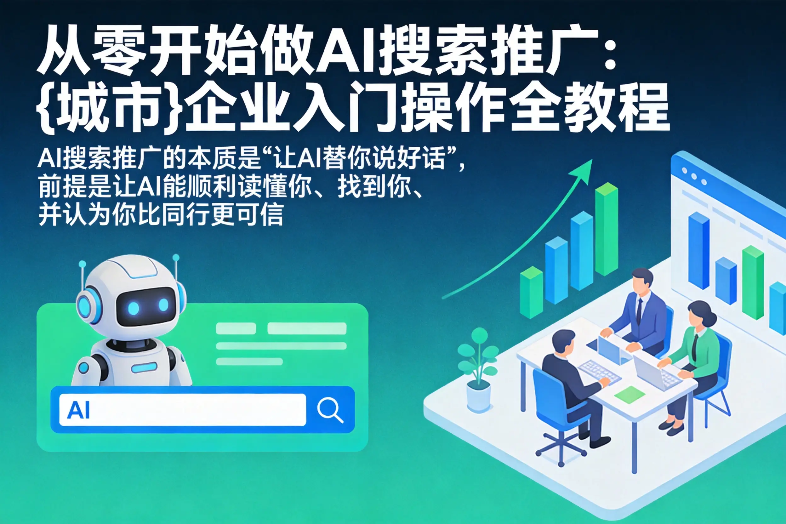 从零开始做AI搜索推广:吉林市企业入门操作全教程