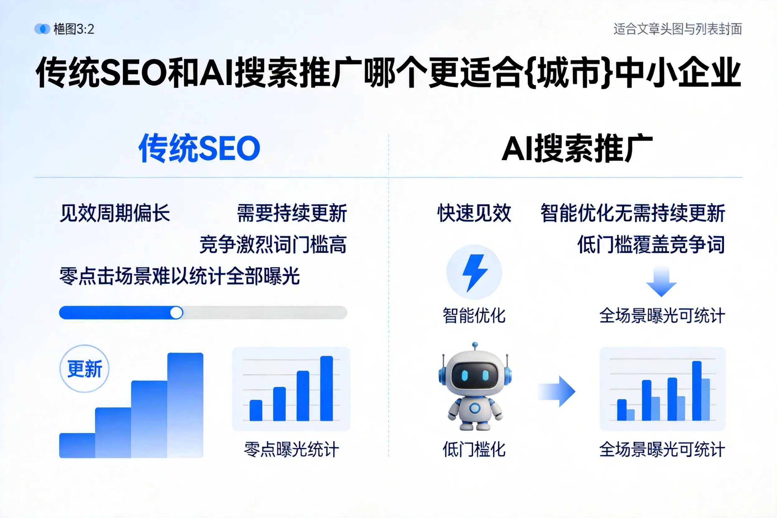 传统SEO和AI搜索推广哪个更适合吉林市中小企业