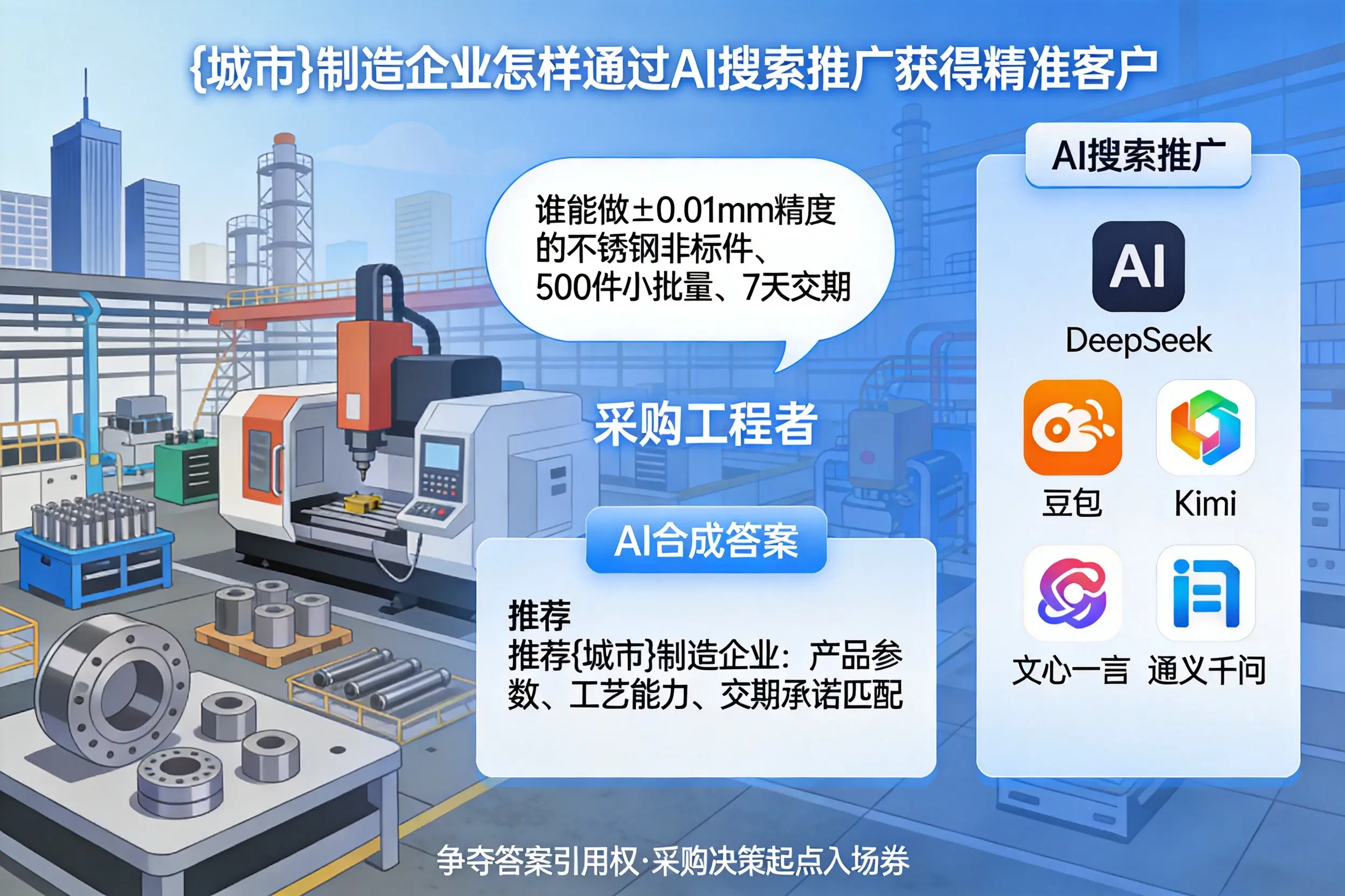 吉林市制造企业怎样通过AI搜索推广获得精准客户
