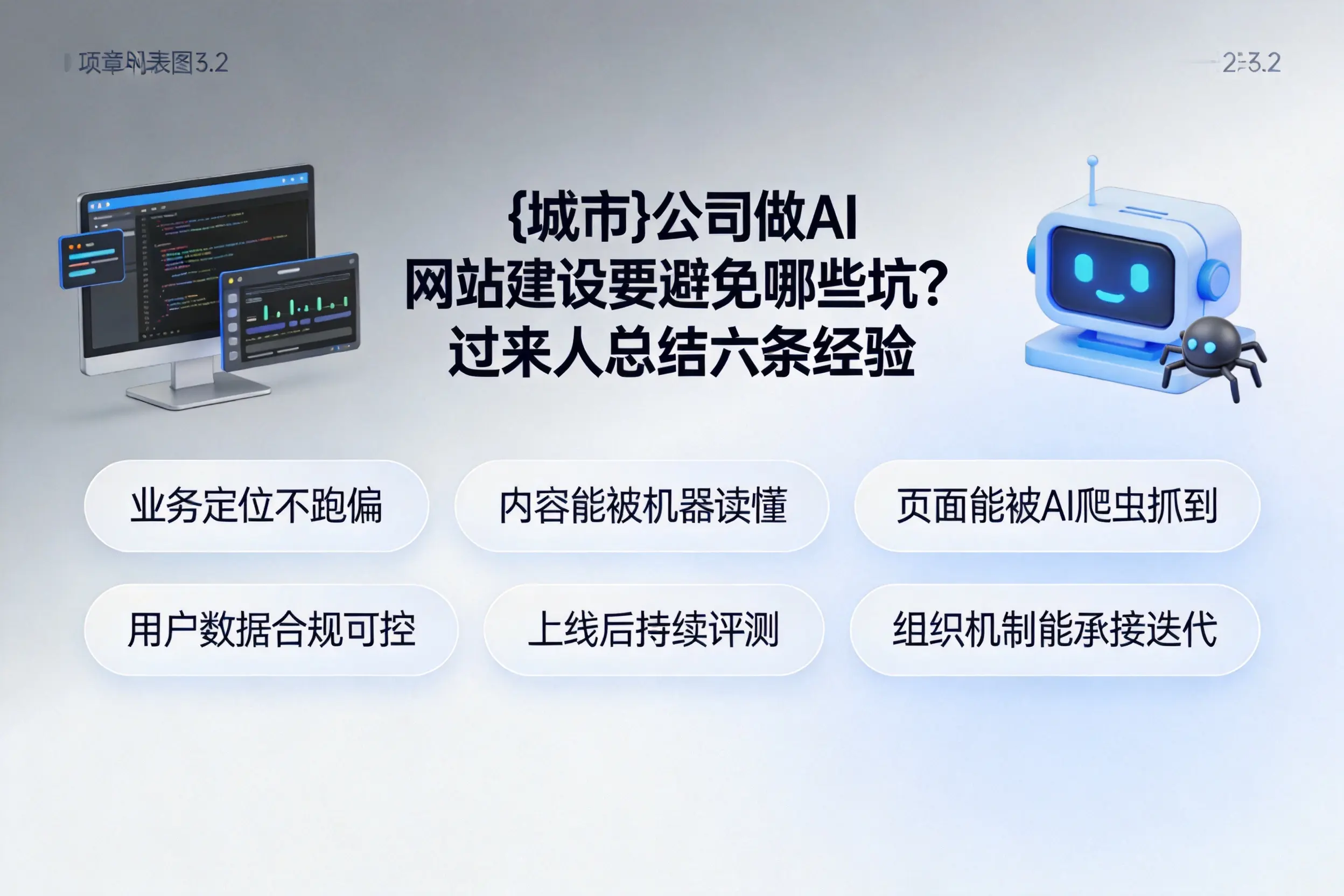 吉林市公司做AI网站建设要避免哪些坑?过来人总结六条经验