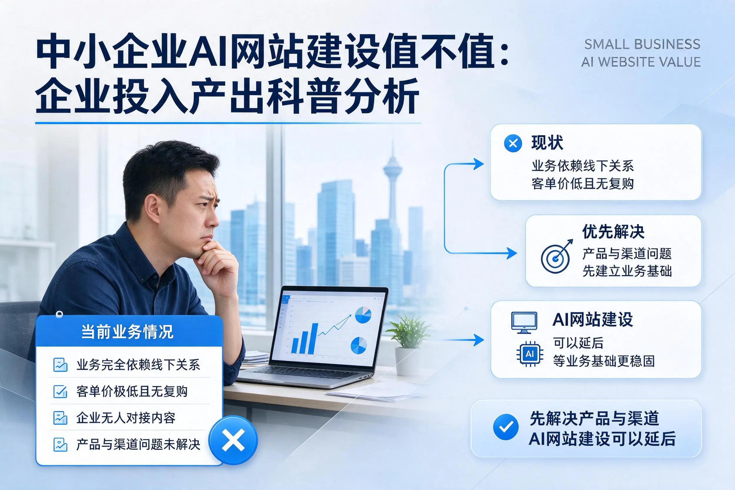 中小企业AI网站建设值不值：吉林市企业投入产出科普分析
