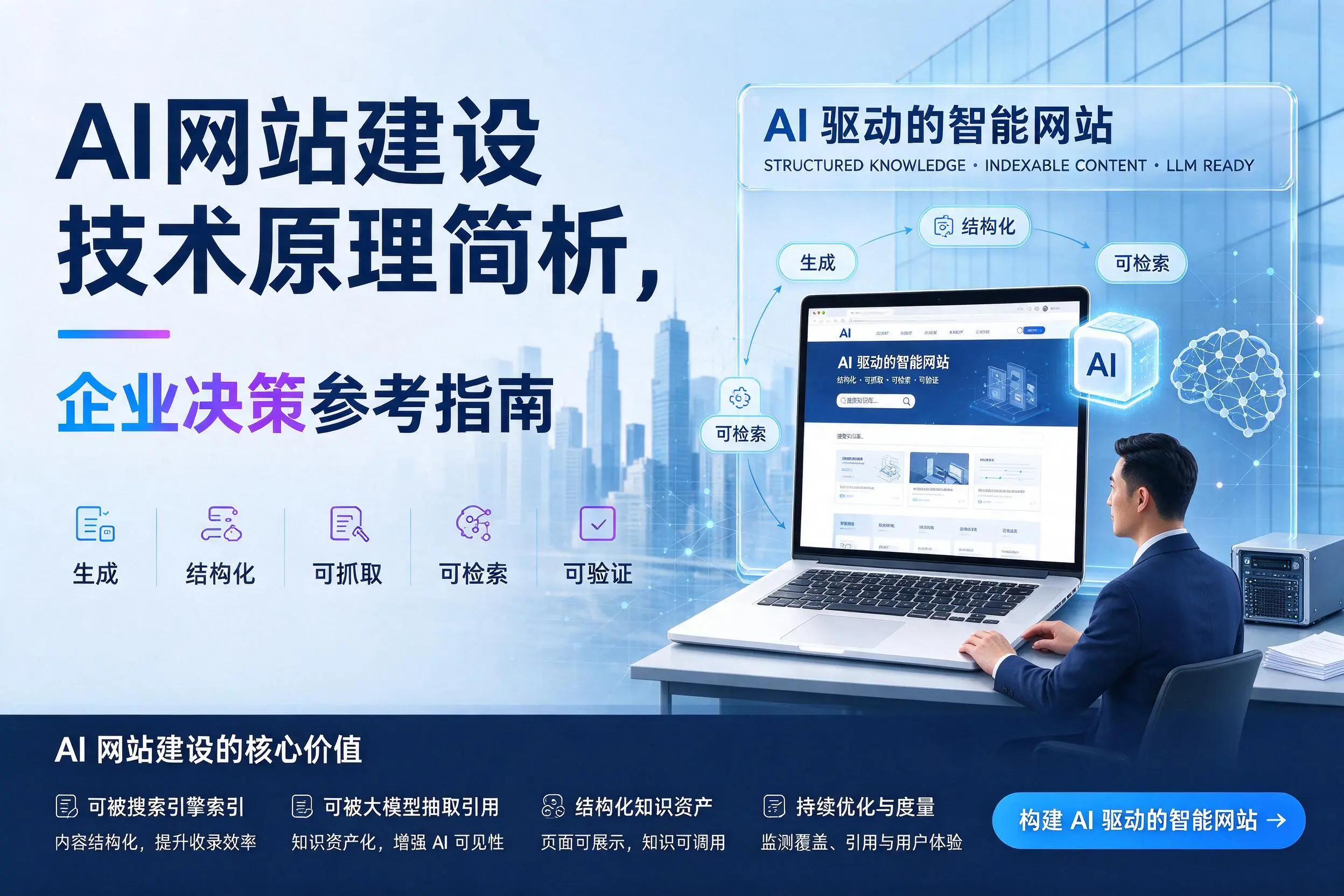 AI网站建设技术原理简析，吉林市企业决策参考指南