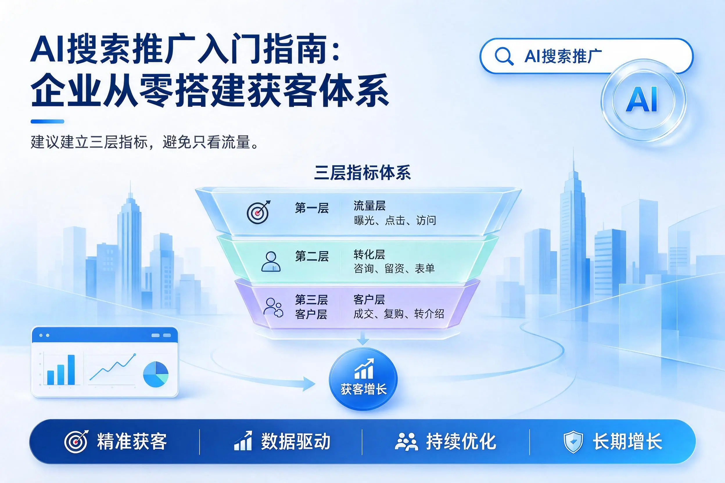 AI搜索推广入门指南：吉林市企业从零搭建获客体系